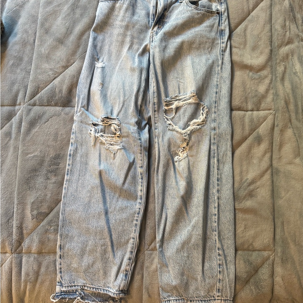 Levi's Light Blue Denim with Brown Patch
